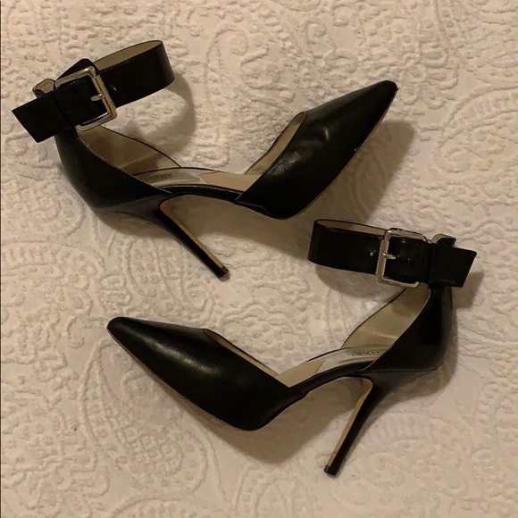 MICHAEL Michael Kors Shoes - MICHAEL KORS black silver buckle pumps 7.5